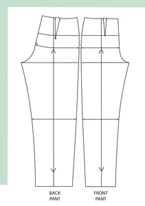 Quarter Scale Pant Blocks Size 10 - The Ultimate Patterndrafting Series